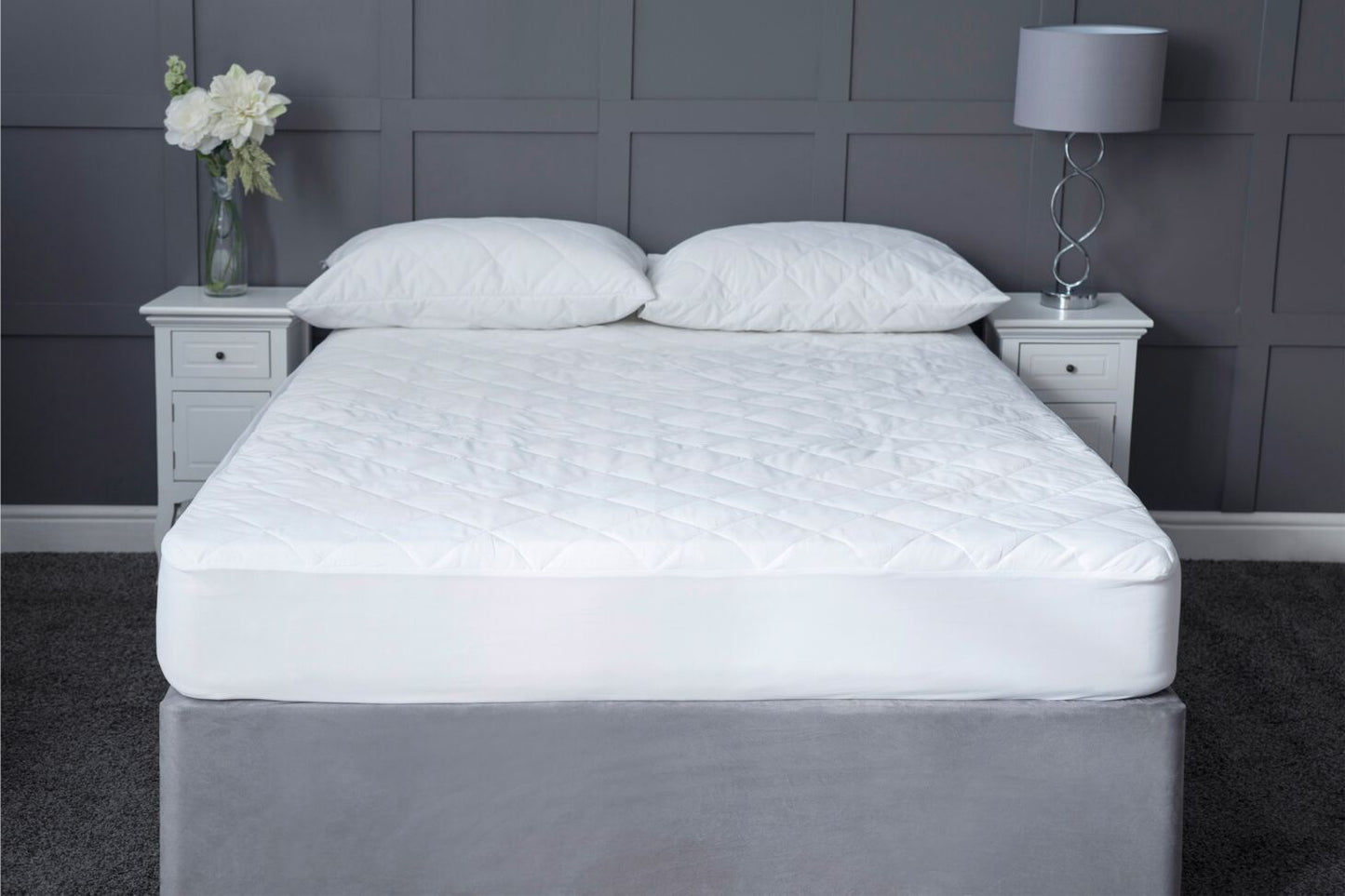 Antibacterial Cotton Quilted Mattress Protector