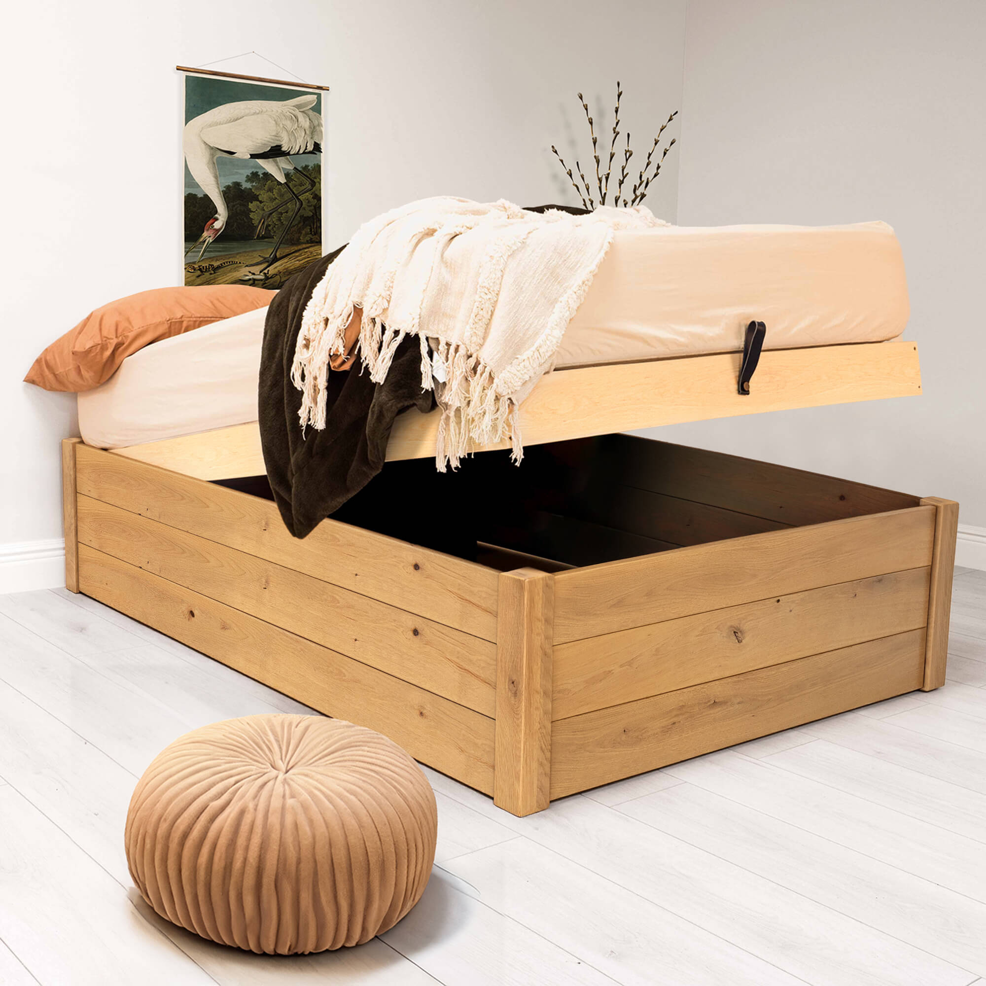 Solid Oak - Light/Clear