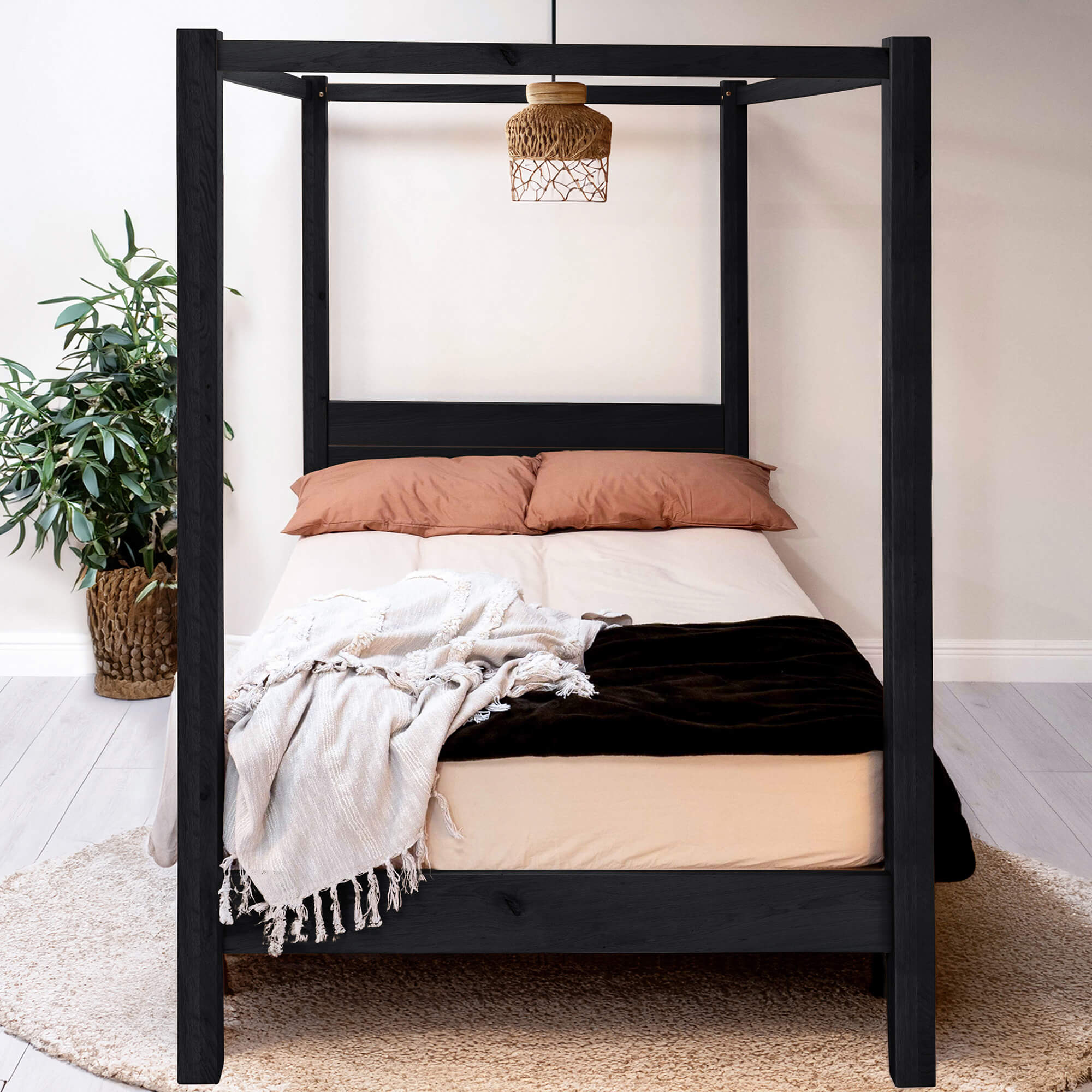 Solid Oak - Black