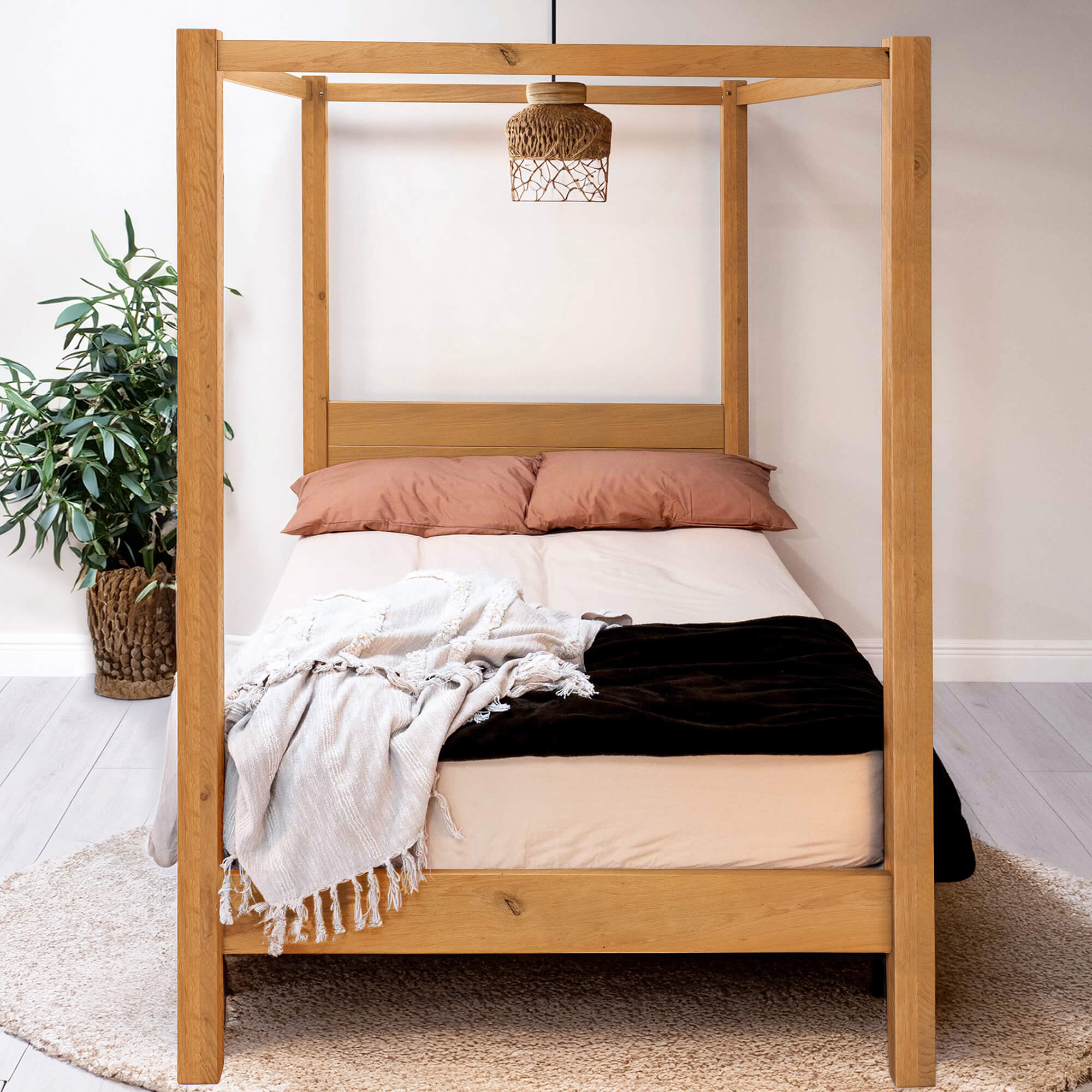 Solid Oak - Light/Clear