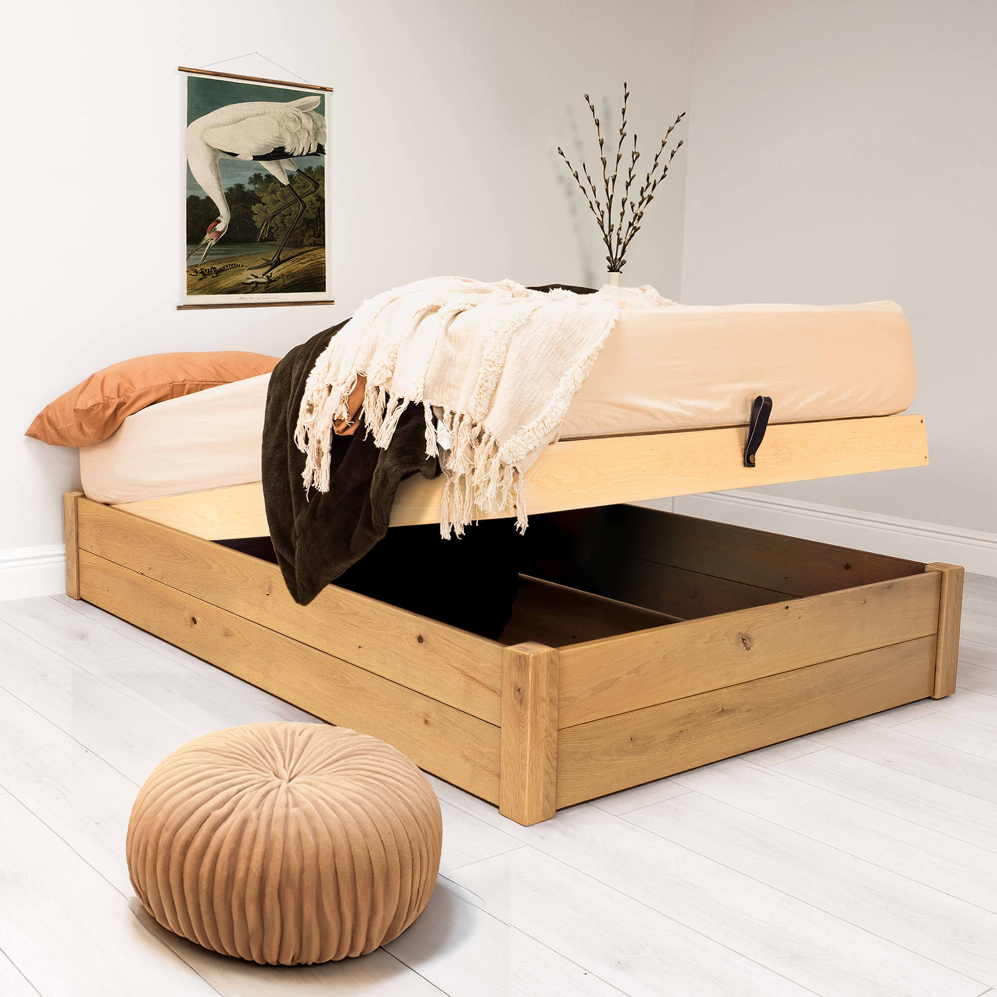 Solid Oak - Light/Clear