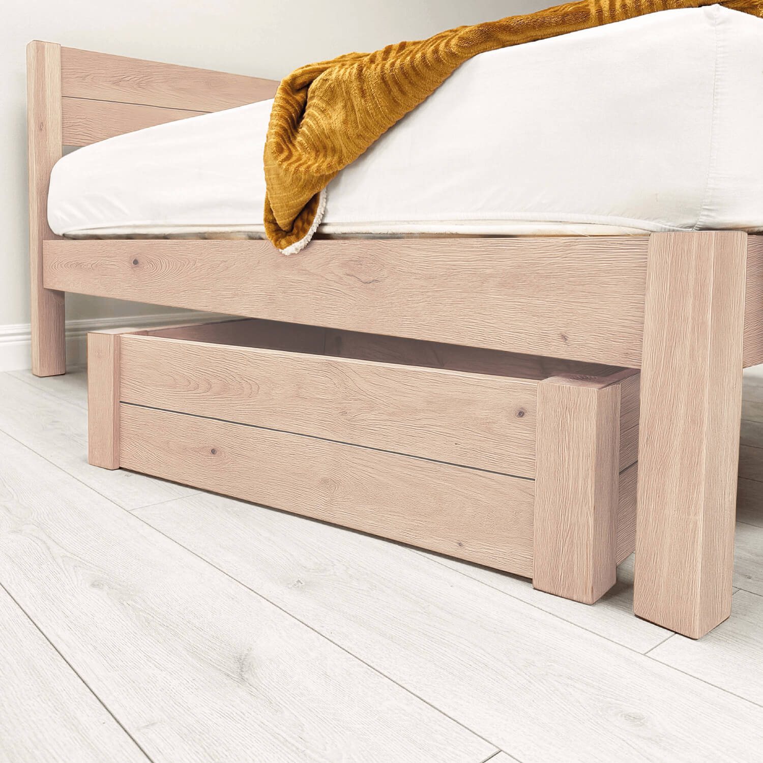 Solid Oak - White