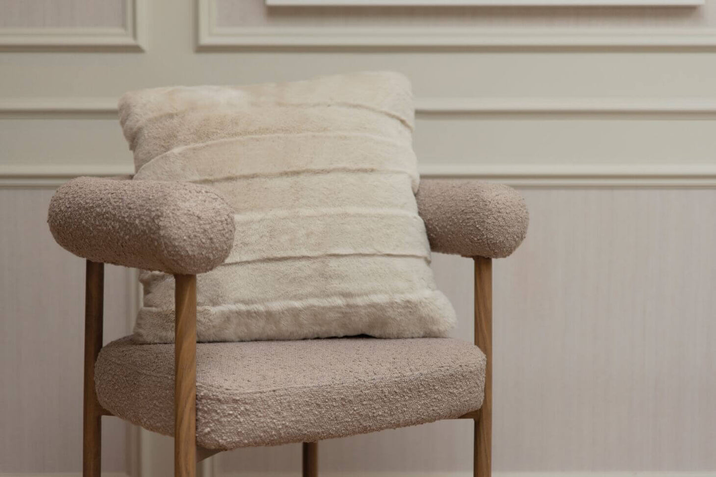 Alaska Fur Filled Cushion