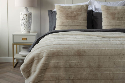 Oatmeal Throw and Cushion