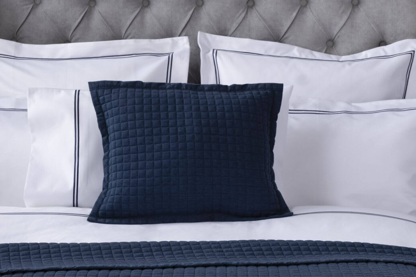 Crompton Quilted Filled Cushion