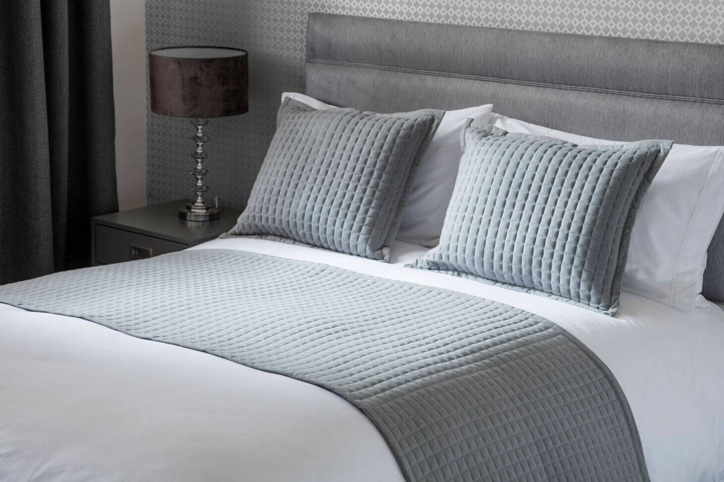 Crompton Quilted Bed Runner