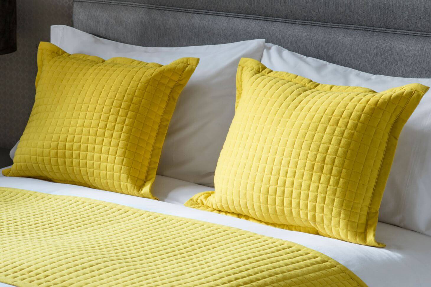 Crompton Quilted Filled Cushion