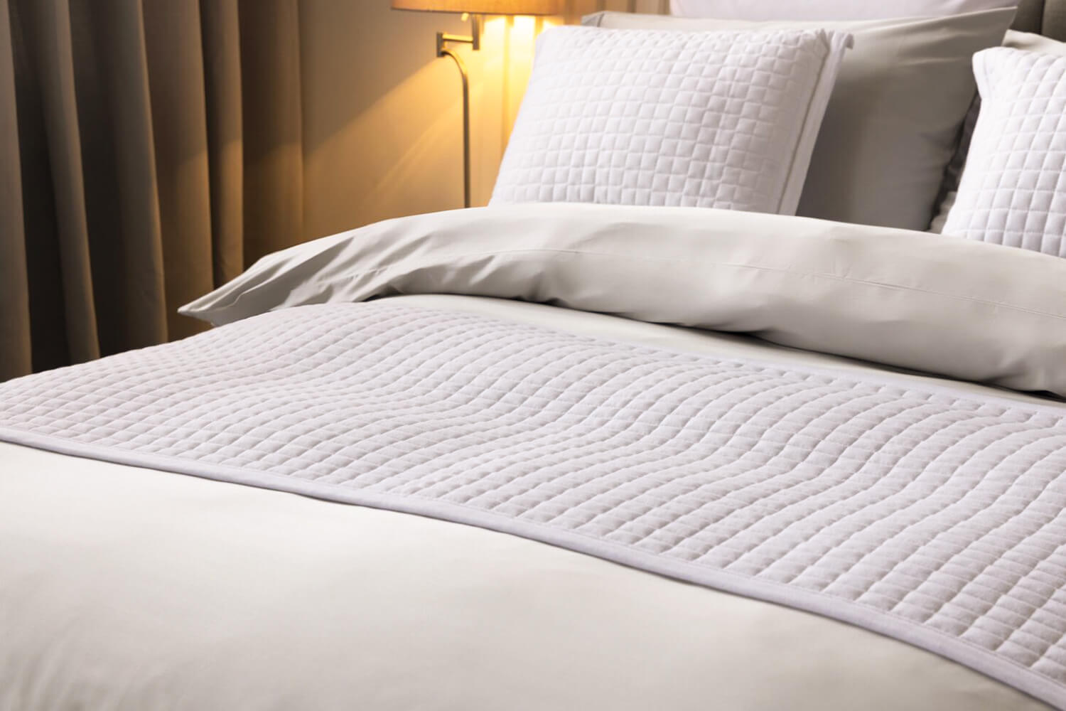 Crompton Quilted Bed Runner