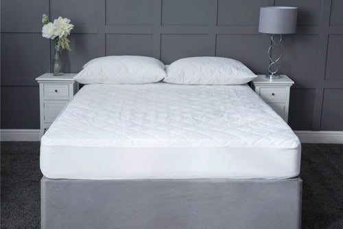 Antibacterial Cotton Quilted Mattress Protector
