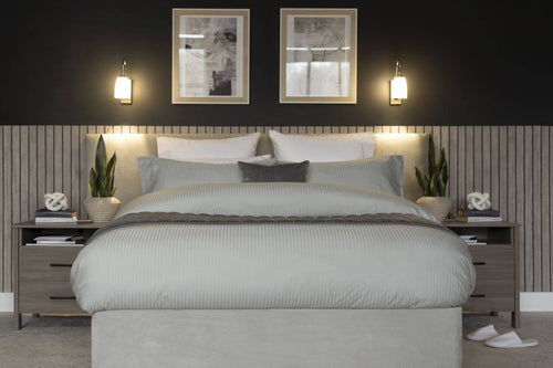 Soho Duvet Cover Set - Platinum