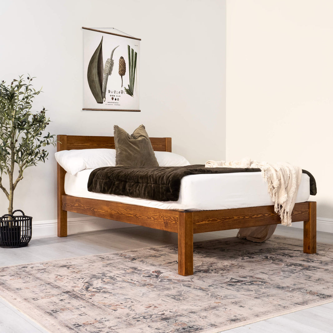 Small Double Wooden Beds - Space Saving Beds – The Wooden Bed Company