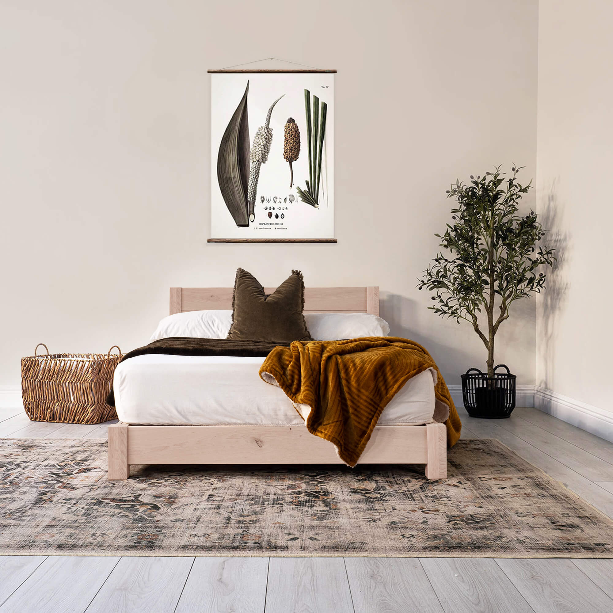 Solid Oak - White