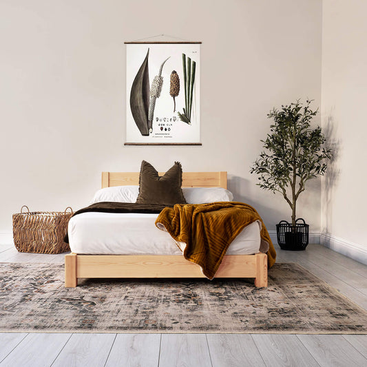 Model 04 - Low Wooden Bed – Light