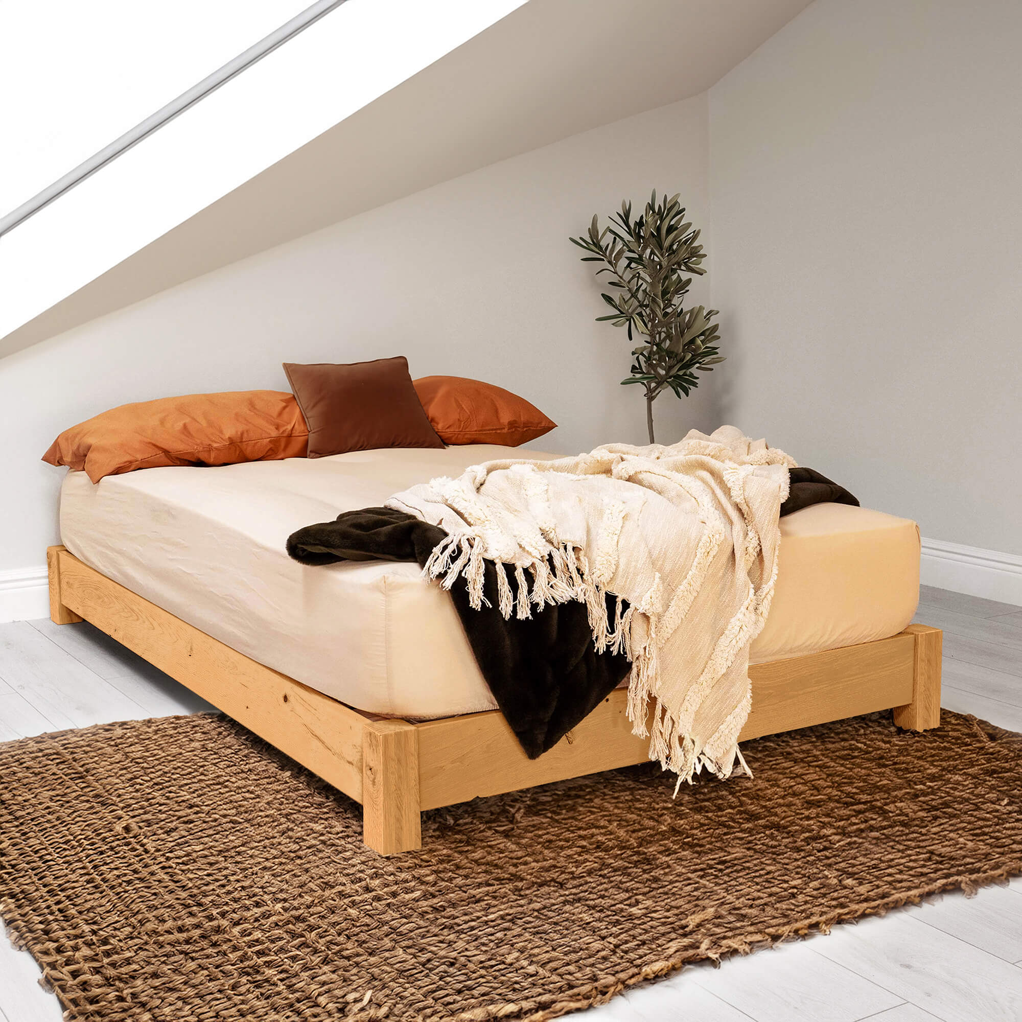 Solid Oak - Light/Clear