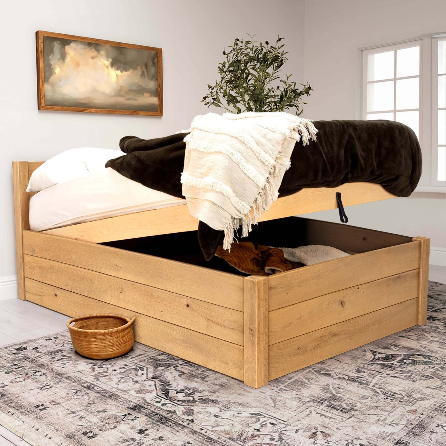 Solid Oak - Light/Clear