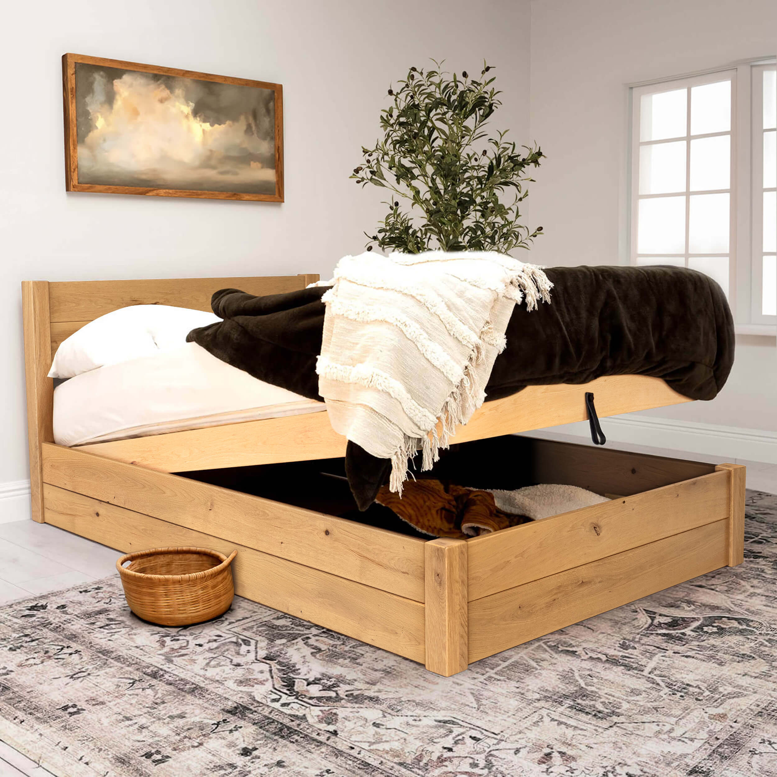 Solid Oak - Light/Clear