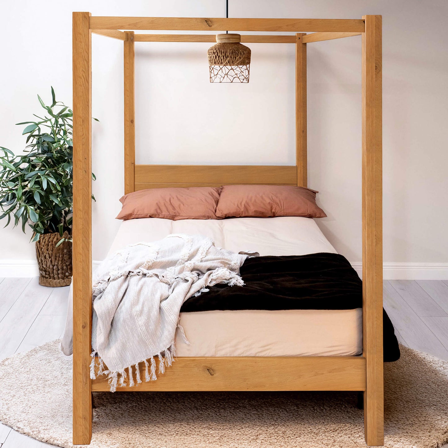 Solid Oak - Light/Clear