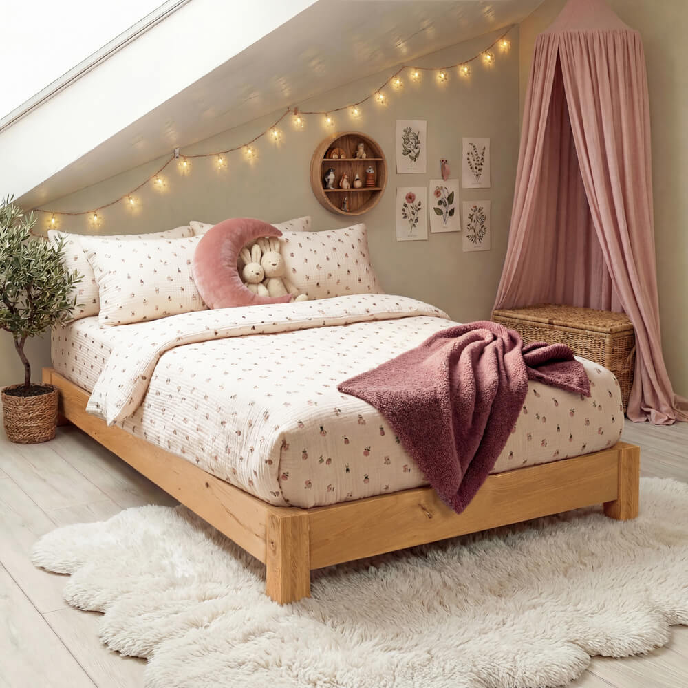 Solid Oak - Light/Clear