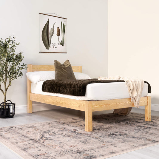 Model 01 - Handmade Wooden Bed – Light