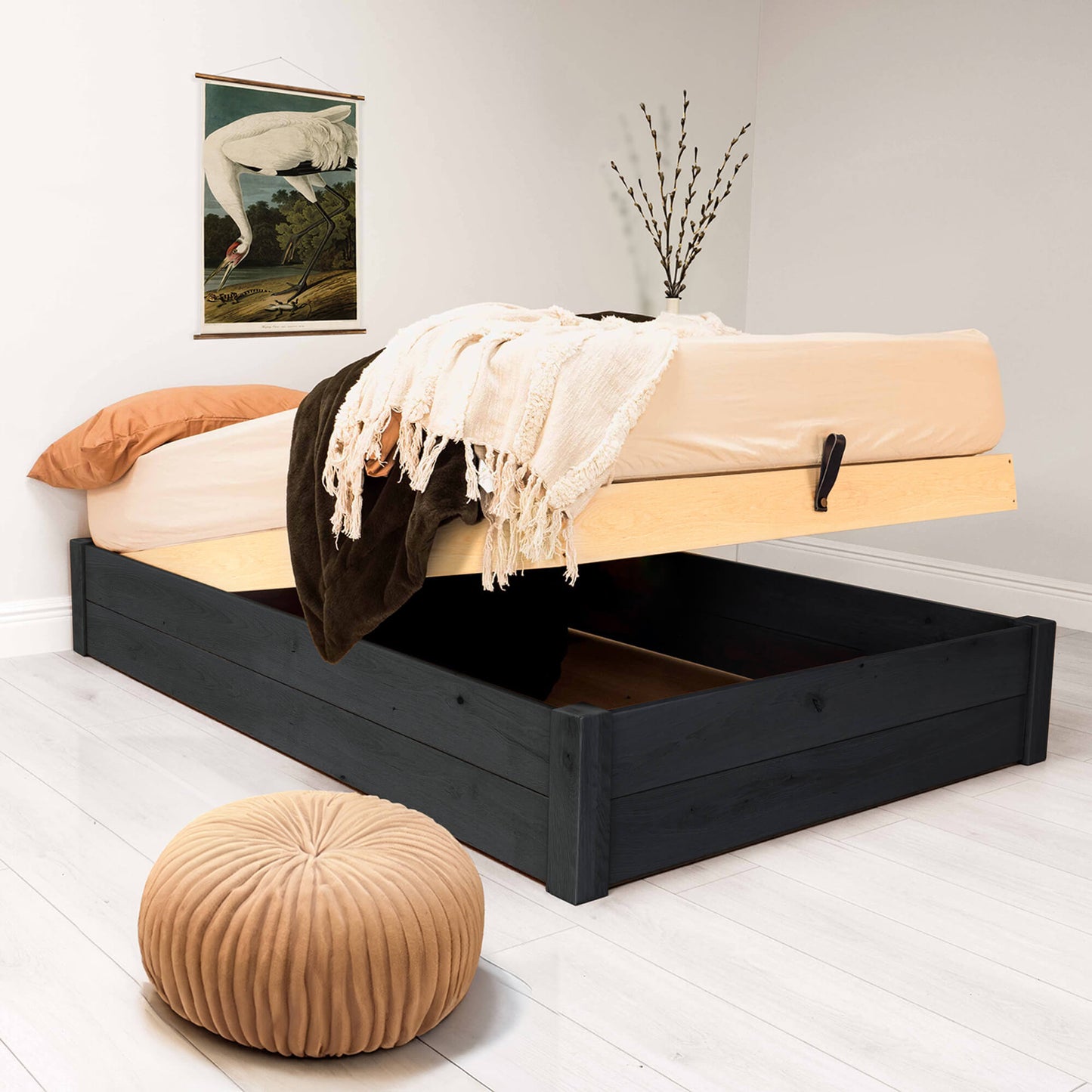 Solid Oak - Black
