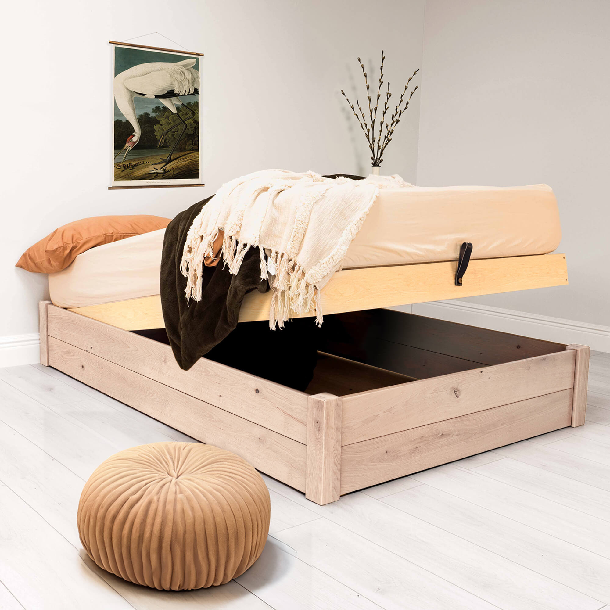 Solid Oak - White