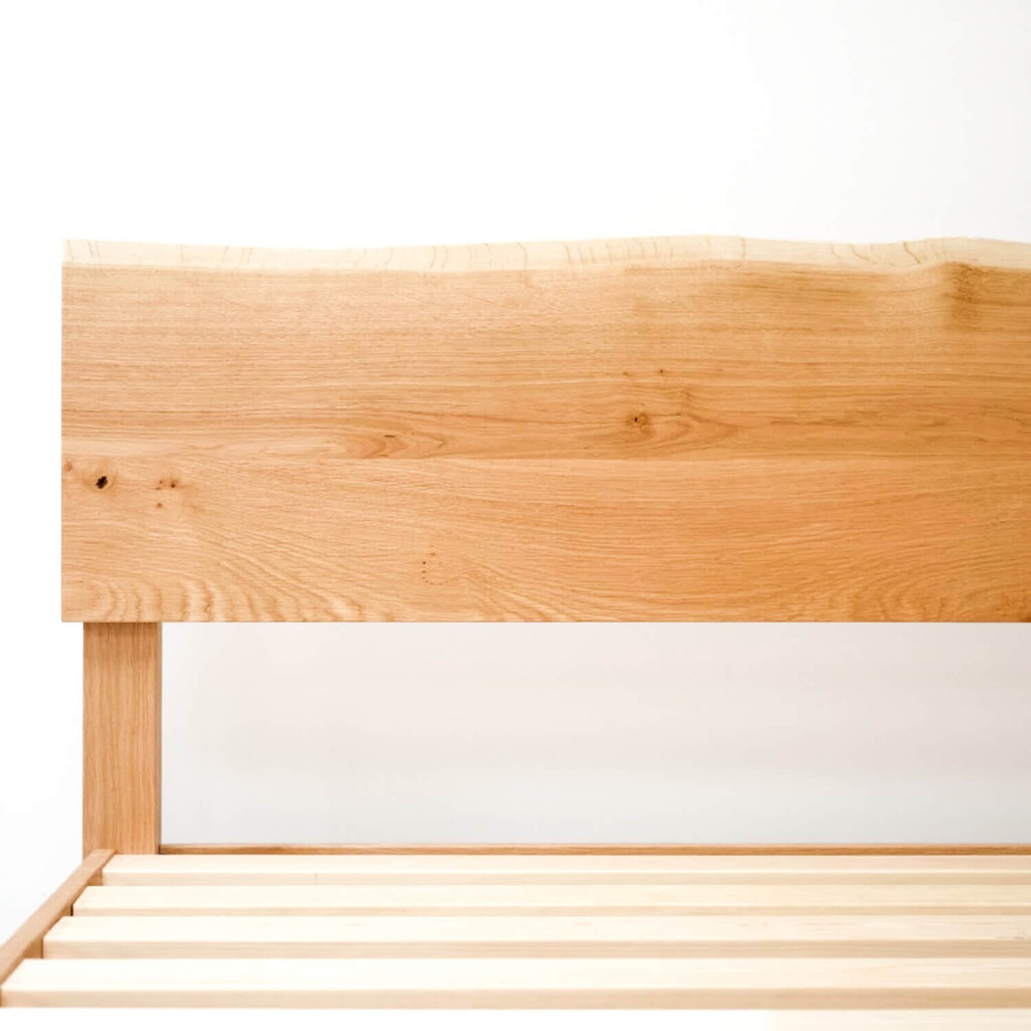 Live Edge Oak Bed Frame 02 - Light