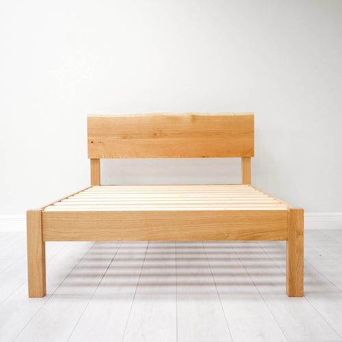Live Edge Oak Bed Frame 02 - Light
