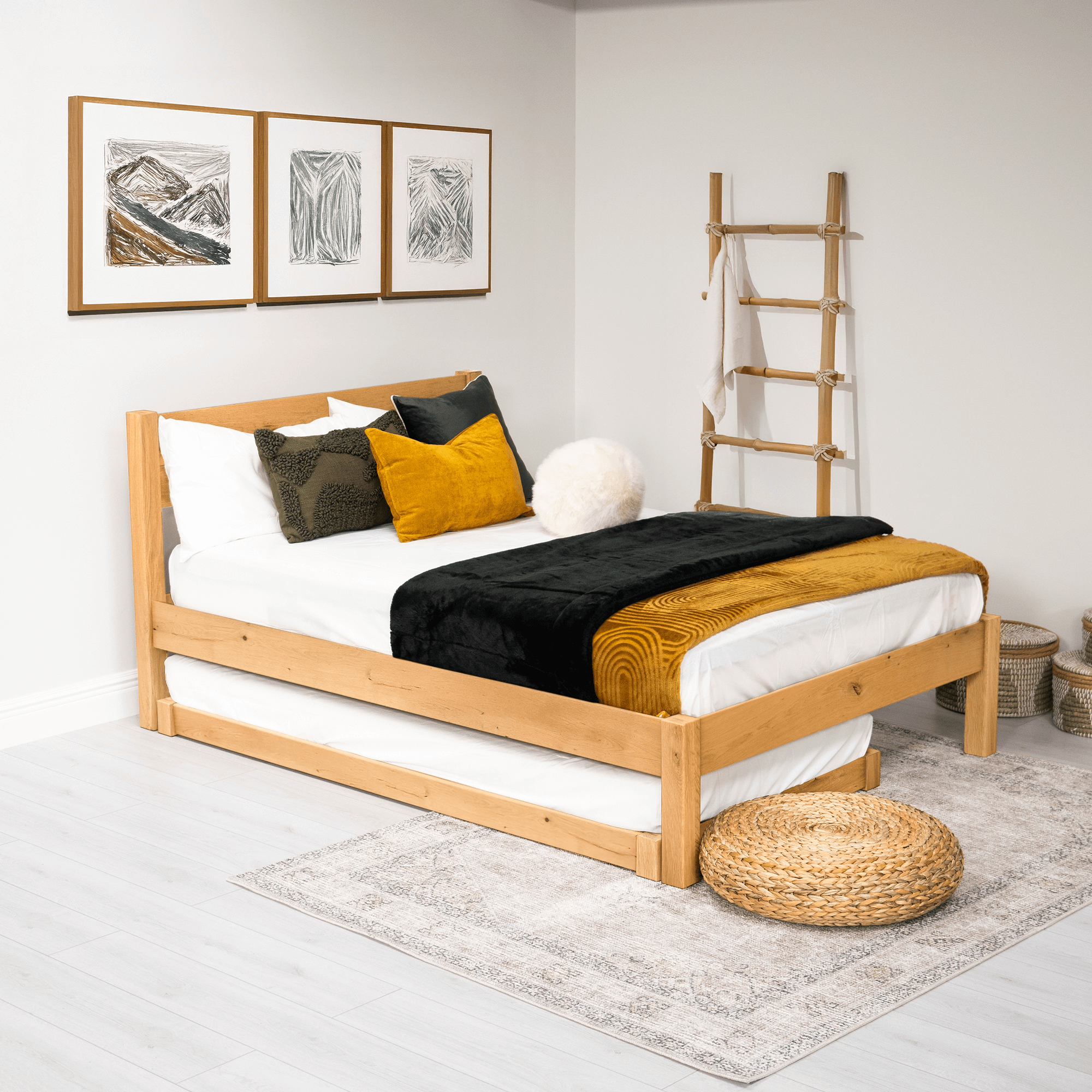 Solid Oak - Light/Clear