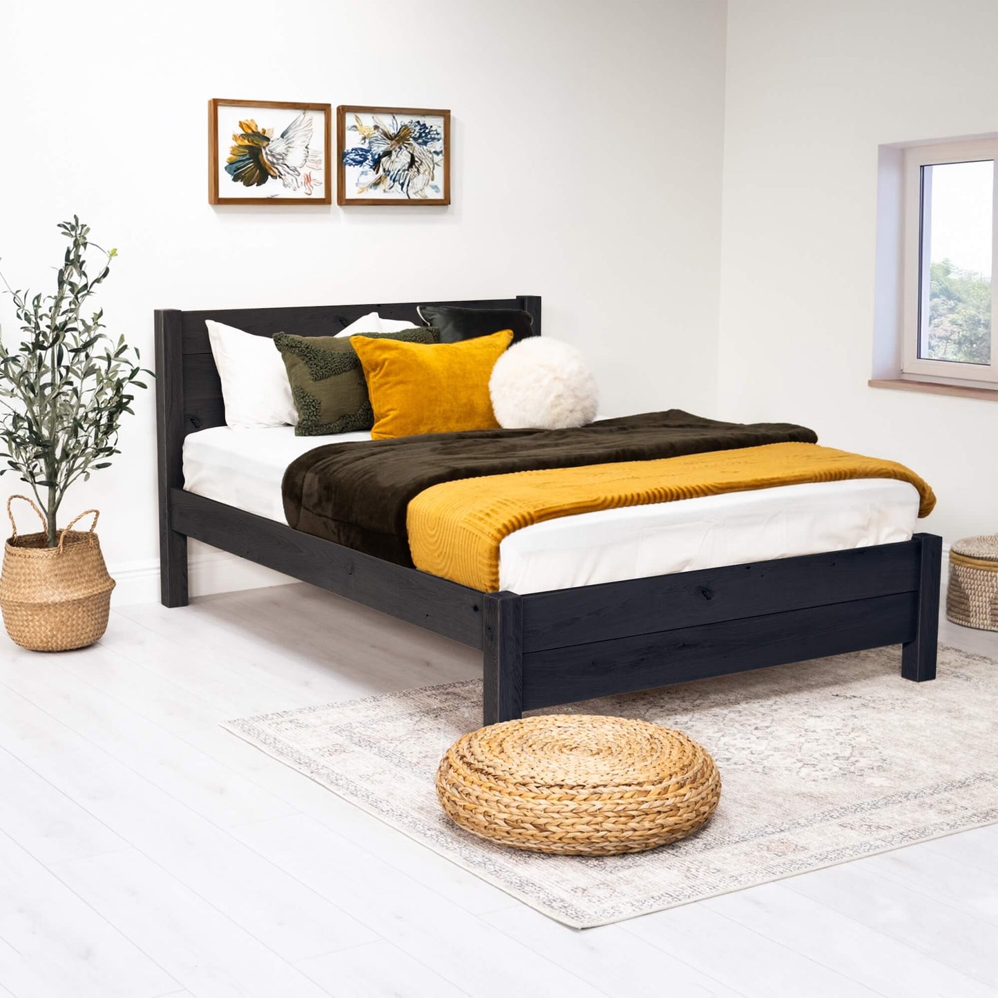 Solid Oak - Black