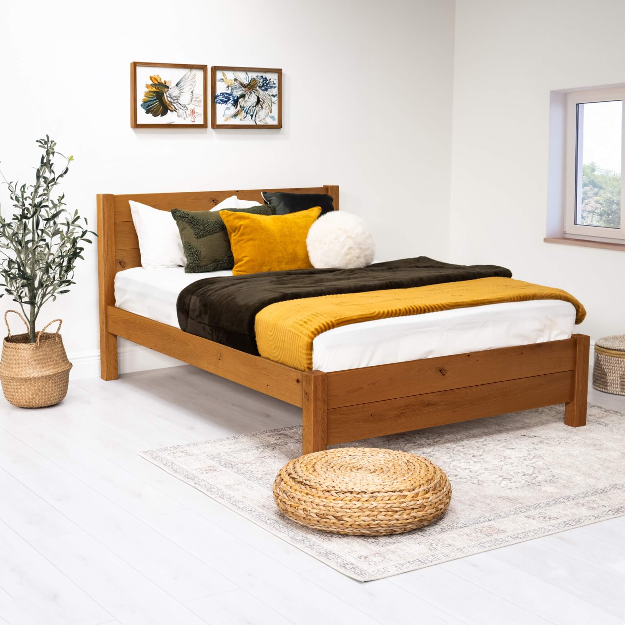 Solid Wooden Bed Frames - Handmade in the UK - From £280 – The Wooden ...