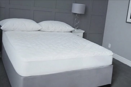 Antibacterial Cotton Quilted Mattress Protector