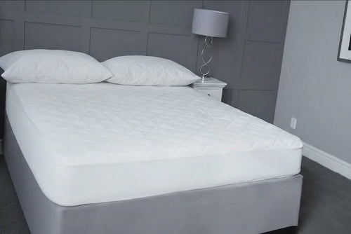Antibacterial Cotton Quilted Mattress Protector