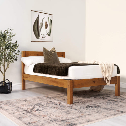 Solid Oak - Walnut
